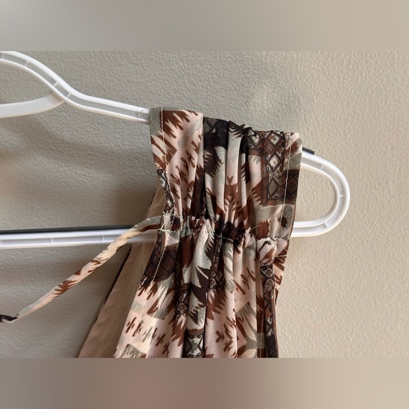 NEW Shyanne Southwestern Aztec Boho High-Low Chiffon Dress Women’s M - Picture 15 of 15